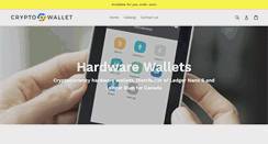 Desktop Screenshot of cryptowallet.com